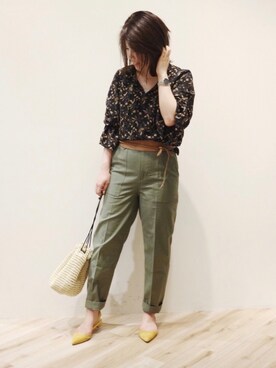 「CONTROL FREAK / CTFK（コントロールフリーク）のアイテム（ショルダーバッグ）」を使った、sa-kiiさん（レディース・159cm）の春コーディネート