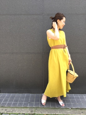 「MUUN（ムーニュ）のアイテム」を使った、sa-kiiさん（レディース・159cm）の夏コーディネート