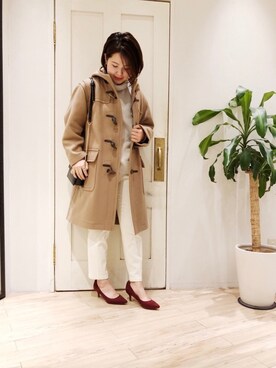 「Moname（モナーム）のアイテム（その他パンツ）」を使った、sa-kiiさん（レディース・159cm）の秋コーディネート