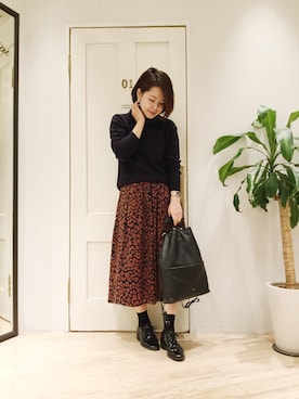 sa-kiiさん（レディース・159cm）の秋コーディネート