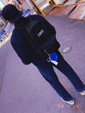 「nike sb 」｜「アイテム（スリッポン）」を使った、12min15sさん（メンズ・173cm）の春コーディネート