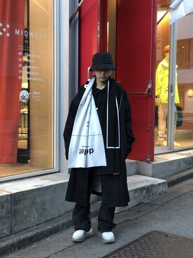 「doublet（ダブレット）のアイテム（ファッション雑貨）」を使った、Yutoさん（メンズ・170cm）の冬コーディネート