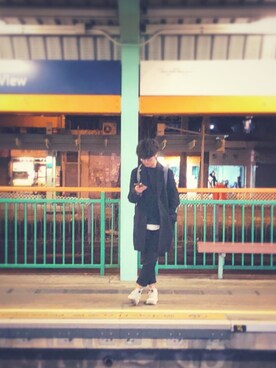 Winson Tangさん（メンズ・175cm）の冬コーディネート