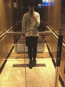 Winson Tangさん（メンズ・175cm）の冬コーディネート