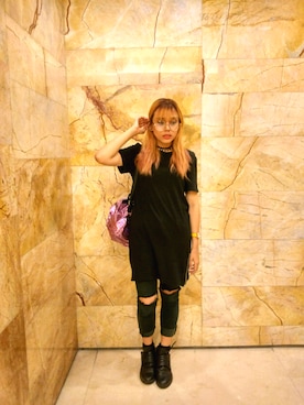 「ALEXIS（アレクシス）のアイテム」を使った、Nabilagpさん（レディース・165cm）の秋コーディネート