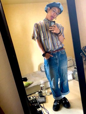 アメカジ の人気ファッションコーディネート 髪型 モヒカン 季節 6月 8月 Wear