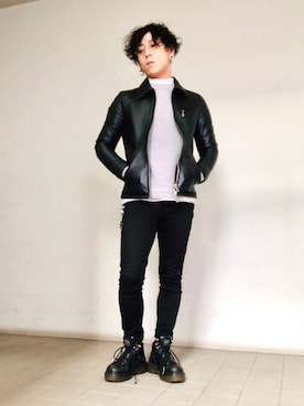 「ACANTHUS（アカンサス）のアイテム」を使った、針山ラットさん（メンズ・164cm）の冬コーディネート