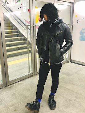 「CAL O LINE（キャルオーライン）のアイテム（ジャケット/アウター）」を使った、針山ラットさん（メンズ・164cm）の春コーディネート