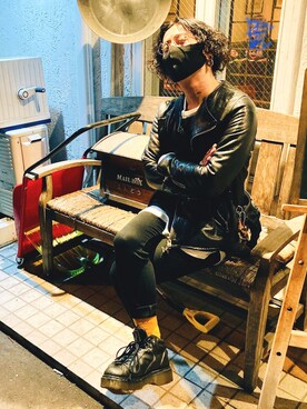 「CAL O LINE（キャルオーライン）のアイテム（ジャケット/アウター）」を使った、針山ラットさん（メンズ・164cm）の春コーディネート