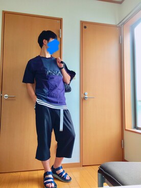 「SHIPS JET BLUE（シップスジェットブルー）のアイテム（タンクトップ）」を使った、Daikiiiiiさん（メンズ・174cm）の夏コーディネート