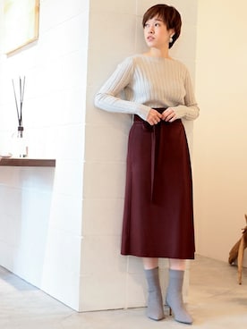 KIKUさん（レディース・160cm）の冬コーディネート