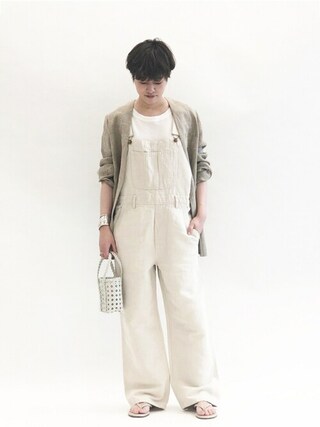 plage（プラージュ）の「アサメンオーバーオール◇（サロペット