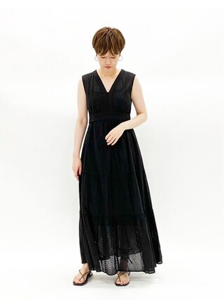 【美品】plage別注ヌキテパ HEMLA LACE ワンピース 32_74722059-0b45-46c8-8083-
