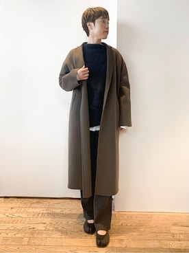「plage（プラージュ）のアイテム（その他アウター）」を使った、KIKUさん（レディース・160cm）の冬コーディネート