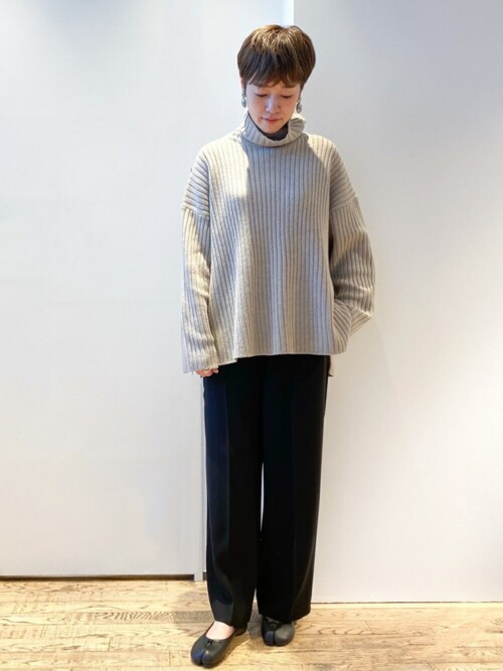 plage（プラージュ）の「MAXI widerib turtle ニット◇（ニット