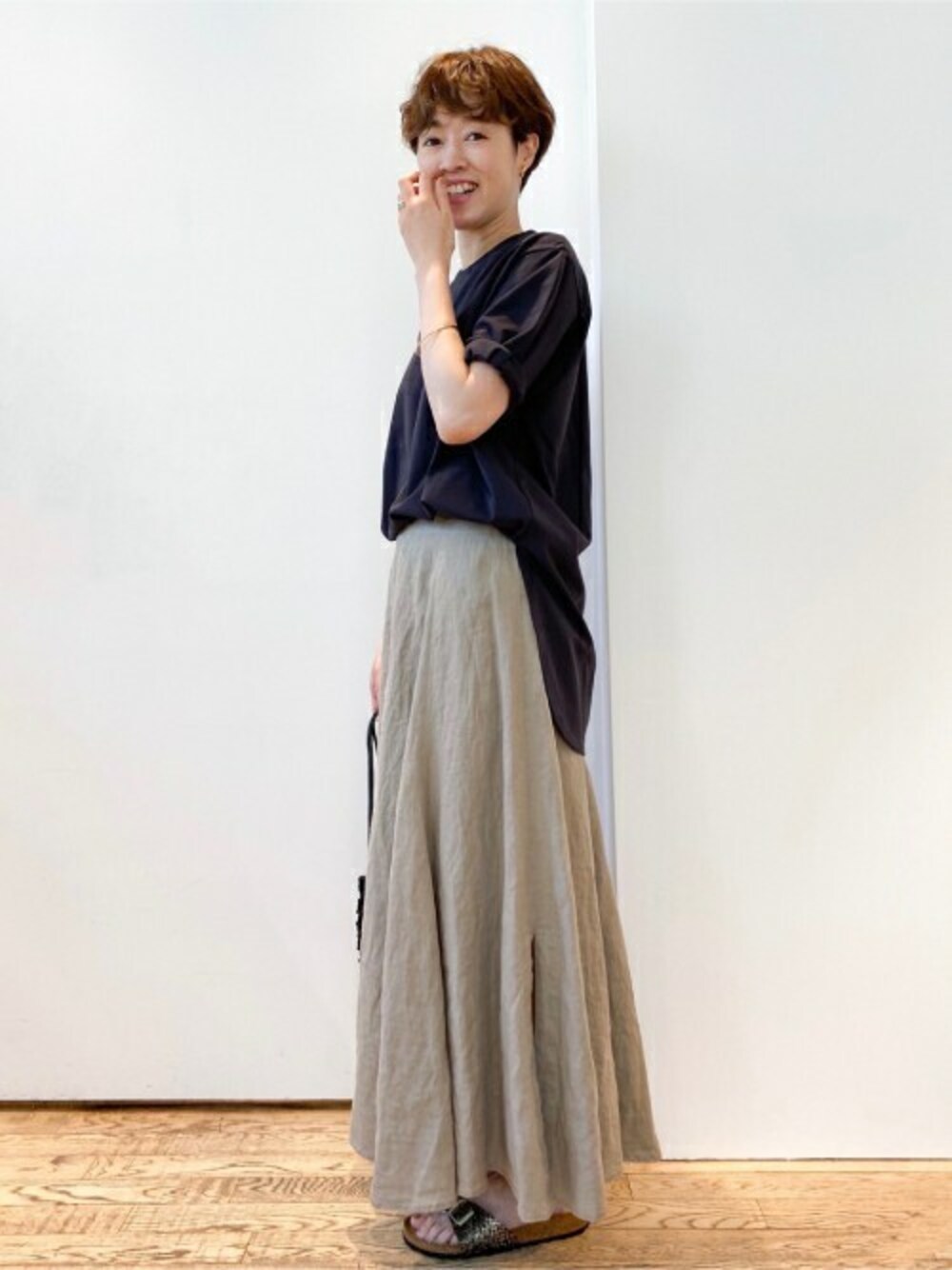 plage（プラージュ）の「スリットリネンスカート2◇（スカート）」 - WEAR