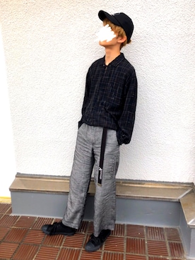 「Ground Y（グラウンドワイ）のアイテム（財布/小物）」を使った、KRTさん（メンズ・173cm）の夏コーディネート