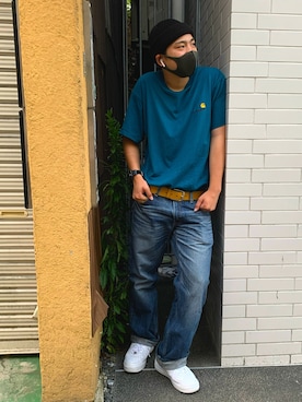「EDWIN（エドウィン）のアイテム（その他）」を使った、iamnoadayoさん（メンズ・170cm）の夏コーディネート