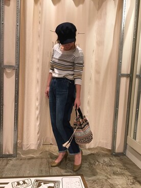 和泉さん（レディース・157cm）の冬コーディネート