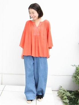 和泉さん（レディース・157cm）の春コーディネート