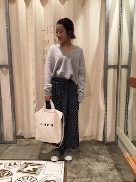 和泉さん(レディース・157cm)の秋コーディネート