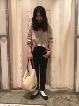 和泉さん（レディース・157cm）の秋コーディネート