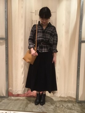 和泉さん(レディース・157cm)の冬コーディネート