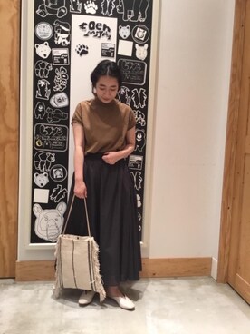 「coen」｜和泉さん（レディース・157cm）の春コーディネート