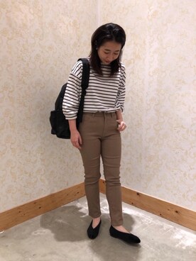 「the case（ザケース）のアイテム（バックパック/リュック）」を使った、和泉さん（レディース・157cm）の夏コーディネート