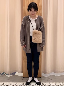 和泉さん(レディース・157cm)の冬コーディネート