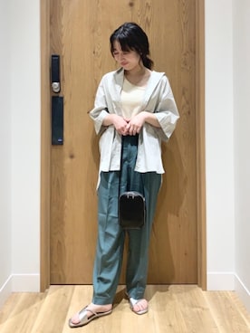 和泉さん(レディース・157cm)の夏コーディネート