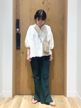 和泉さん（レディース・157cm）の夏コーディネート