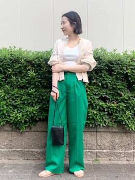 和泉さん(レディース・157cm)の春コーディネート