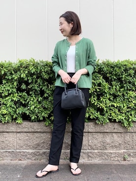 和泉さん（レディース・157cm）の夏コーディネート