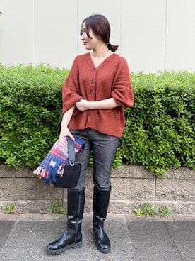 和泉さん（レディース・157cm）の秋コーディネート