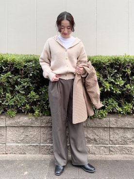 和泉さん（レディース・157cm）の秋コーディネート