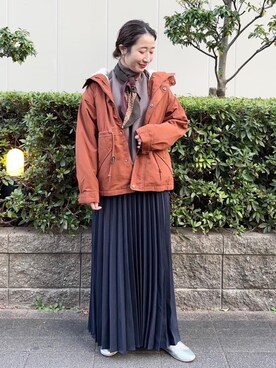 和泉さん（レディース・157cm）の秋コーディネート