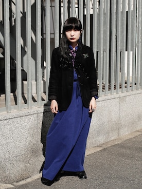 「PRADA（プラダ）のアイテム（シューズ）」を使った、👽さん（レディース・160cm）の春コーディネート