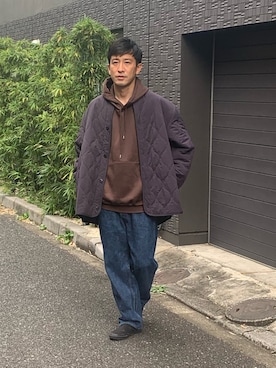 「オーバーコート」｜「アイテム（その他アウター）」を使った、aceshop_snapさん（メンズ・174cm）の冬コーディネート