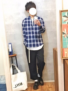 「STUDIOUS（ステュディオス）のアイテム（アクセサリー）」を使った、gakuさん（メンズ・173cm）の春コーディネート