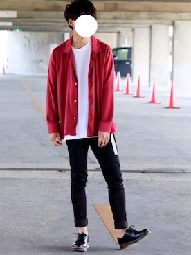 「Lui's（ルイス）のアイテム（トップス）」を使った、gakuさん（メンズ・173cm）の秋コーディネート