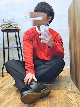 「STUDIOUS（ステュディオス）のアイテム（財布/小物）」を使った、gakuさん（メンズ・173cm）の秋コーディネート