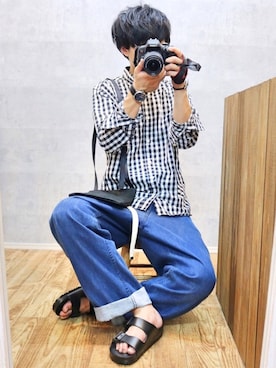 「SOPHNET.（ソフネット）のアイテム」を使った、gakuさん（メンズ・173cm）の夏コーディネート