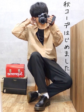 「STUDIOUS（ステュディオス）のアイテム（アクセサリー）」を使った、gakuさん（メンズ・173cm）の夏コーディネート