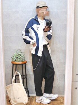 「Supreme （シュプリーム）のアイテム（財布/小物）」を使った、gakuさん（メンズ・173cm）の秋コーディネート