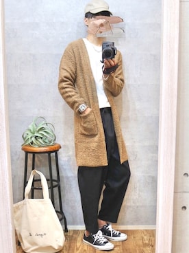 「Supreme （シュプリーム）のアイテム（財布/小物）」を使った、gakuさん（メンズ・173cm）の秋コーディネート