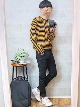 「Supreme （シュプリーム）のアイテム（財布/小物）」を使った、gakuさん（メンズ・173cm）の秋コーディネート