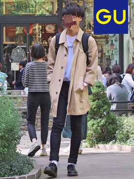 「Steven Alan（スティーブンアラン）のアイテム（レッグウェア）」を使った、gakuさん（メンズ・173cm）の秋コーディネート