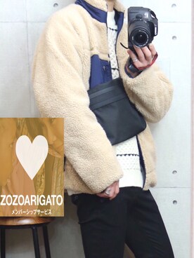 「coen（コーエン）のアイテム（ジャケット/アウター）」を使った、gakuさん（メンズ・173cm）の冬コーディネート