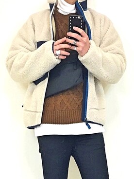 「Kastane（カスタネ）のアイテム（アクセサリー）」を使った、gakuさん（メンズ・173cm）の冬コーディネート